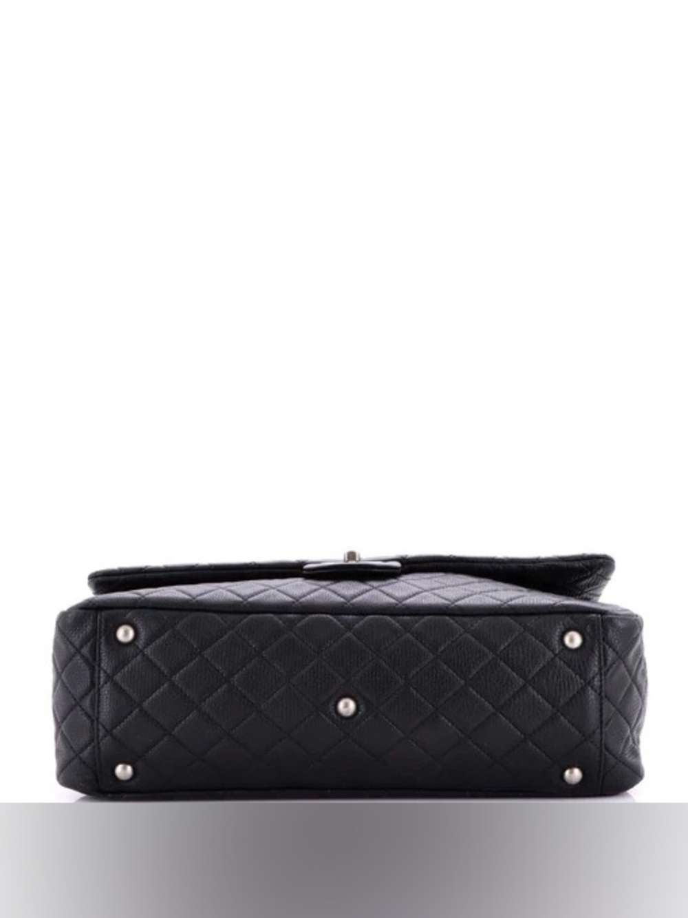 CHANEL Calfskin Quilted XXL Travel Flap Bag in Black - Picture 10 of 15